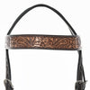 BER422-Western Leather Headstall