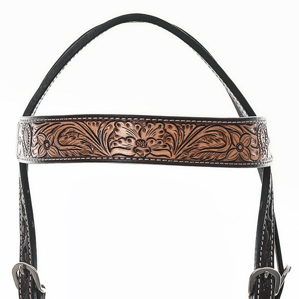 BER422-Western Leather Headstall