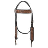 BER422-Western Leather Headstall