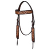BER458-Western Leather Headstall