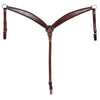 BER459-Western Leather Breast Collar