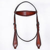 BER459-Western Leather Headstall