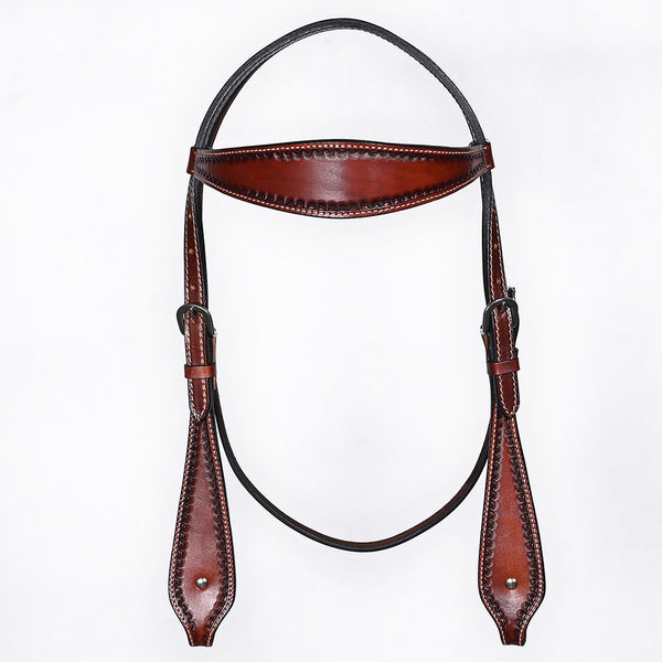 BER459-Western Leather Headstall