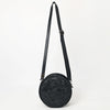 ADBG1461 American Darling Western Leather Canteen Bag with Hand-Tooled Floral Detailing | Genuine Leather Crossbody