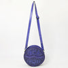 ADBG1461 American Darling Western Leather Canteen Bag with Hand-Tooled Floral Detailing | Genuine Leather Crossbody