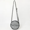 ADBG1461 American Darling Western Leather Canteen Bag with Hand-Tooled Floral Detailing | Genuine Leather Crossbody