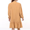 ADDR005 American Darling Tan Fabric Dress Western Studded Concho Tunic Top