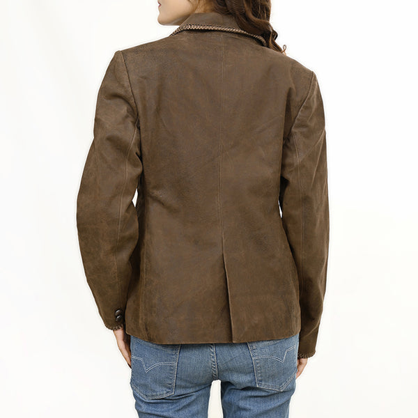 ADBZ058 American Darling Genuine Leather Rodeo Blazer for Cowgirl Style