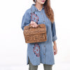 ADBG1251 American Darling Hand Tooled Leather Jewelry Case -Western Travel Bag