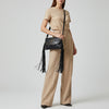 SWC147 Compact Leather Fringes Crossbody