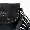 SWC147 Compact Leather Fringes Crossbody