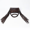SWC147 Compact Leather Fringes Crossbody