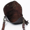 SWC147 Compact Leather Fringes Crossbody