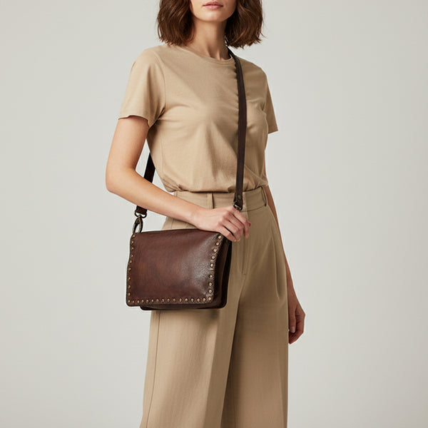 SWC193 Bronella - Premium Leather Crossbody Bag