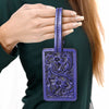 ADBG1462 American Darling Western Leather Hand-Tooled Card Holder with Strap | Genuine Leather Travel ID Tag
