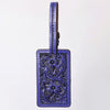 ADBG1462 American Darling Western Leather Hand-Tooled Card Holder with Strap | Genuine Leather Travel ID Tag