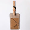 ADBG1462 American Darling Western Leather Hand-Tooled Card Holder with Strap | Genuine Leather Travel ID Tag