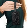 ADBG1462 American Darling Western Leather Hand-Tooled Card Holder with Strap | Genuine Leather Travel ID Tag