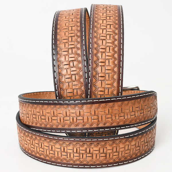 BEG114-Western Leather Belt