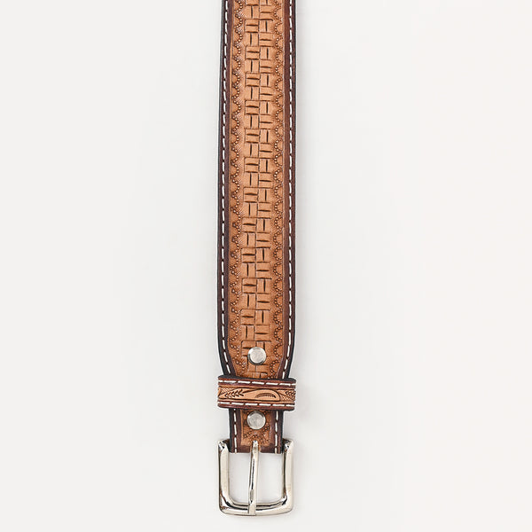 BEG114-Western Leather Belt