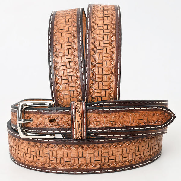 BEG114-Western Leather Belt
