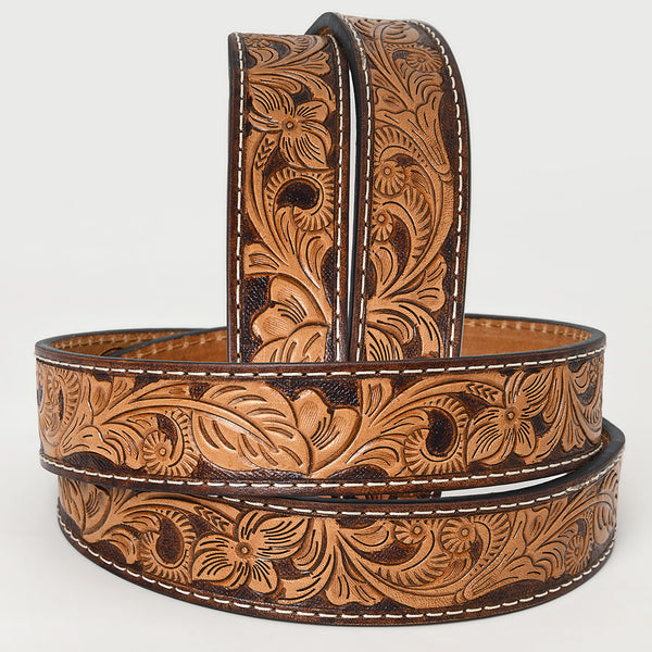 BEG121-Western Leather Belt