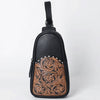 OHG188 Sling Hand Tooled Genuine Western Leather Women Bag