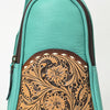 OHG188 Sling Hand Tooled Genuine Western Leather Women Bag