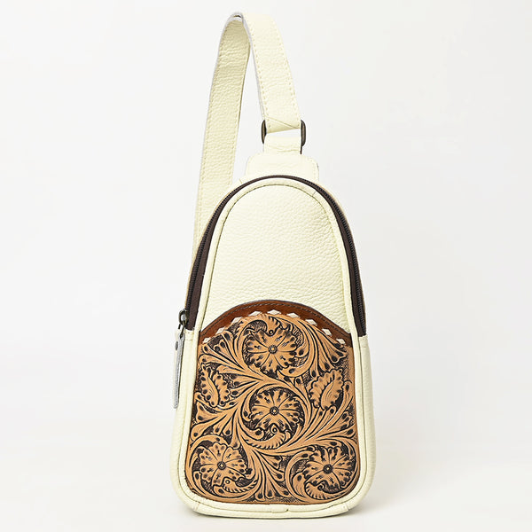 OHG188 Sling Hand Tooled Genuine Western Leather Women Bag