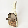 OHG188 Sling Hand Tooled Genuine Western Leather Women Bag