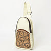 OHG188 Sling Hand Tooled Genuine Western Leather Women Bag