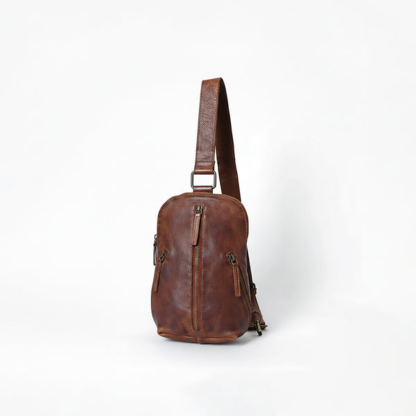 SWM104 Montaro - Leather Professional Sling Bag