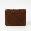 SWM111 Cavellia - Leather Woven Wallet