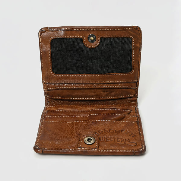 SWM111 Cavellia - Leather Woven Wallet
