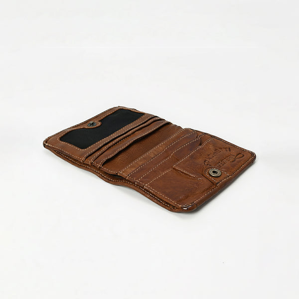 SWM111 Cavellia - Leather Woven Wallet
