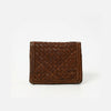 SWM111 Cavellia - Leather Woven Wallet