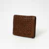 SWM111 Cavellia - Leather Woven Wallet