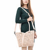 ADBG1473 American Darling Handcrafted Western Leather Tote Bag with Floral Tooled Detailing