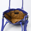 ADBG1473 American Darling Handcrafted Western Leather Tote Bag with Floral Tooled Detailing