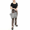 ADBG1473 American Darling Handcrafted Western Leather Tote Bag with Floral Tooled Detailing