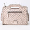 ADBG1474 American Darling Western Hand-Tooled Genuine Leather Clutch Bag with Floral Carving