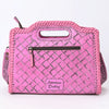 ADBG1474 American Darling Pink Western Leather Clutch Bag Hand Tooled Genuine Floral Carved Purse