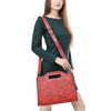ADBG1474 American Darling Western Hand-Tooled Genuine Leather Clutch Bag with Floral Carving