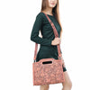 ADBG1474 American Darling Western Hand-Tooled Genuine Leather Clutch Bag with Floral Carving
