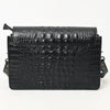 ADBG1193 American Darling Western Crossbody Bag Crocodile Embossed Genuine Leather