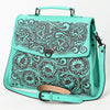 ADBGZ841 Hand-Tooled Genuine Leather Western Tote Bag - American Darling