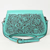 ADBGZ845 Hand-Tooled Genuine Leather Western Crossbody Bag - American Darling