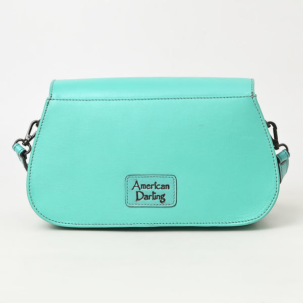 ADBGZ845 Hand-Tooled Genuine Leather Western Crossbody Bag - American Darling