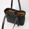 ADBGZ851 Black Hand-Tooled Leather Tote Bag American Darling
