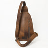ADBG1146 American Darling Floral Hand Tooled Bag -Hair on Cowhide Sling